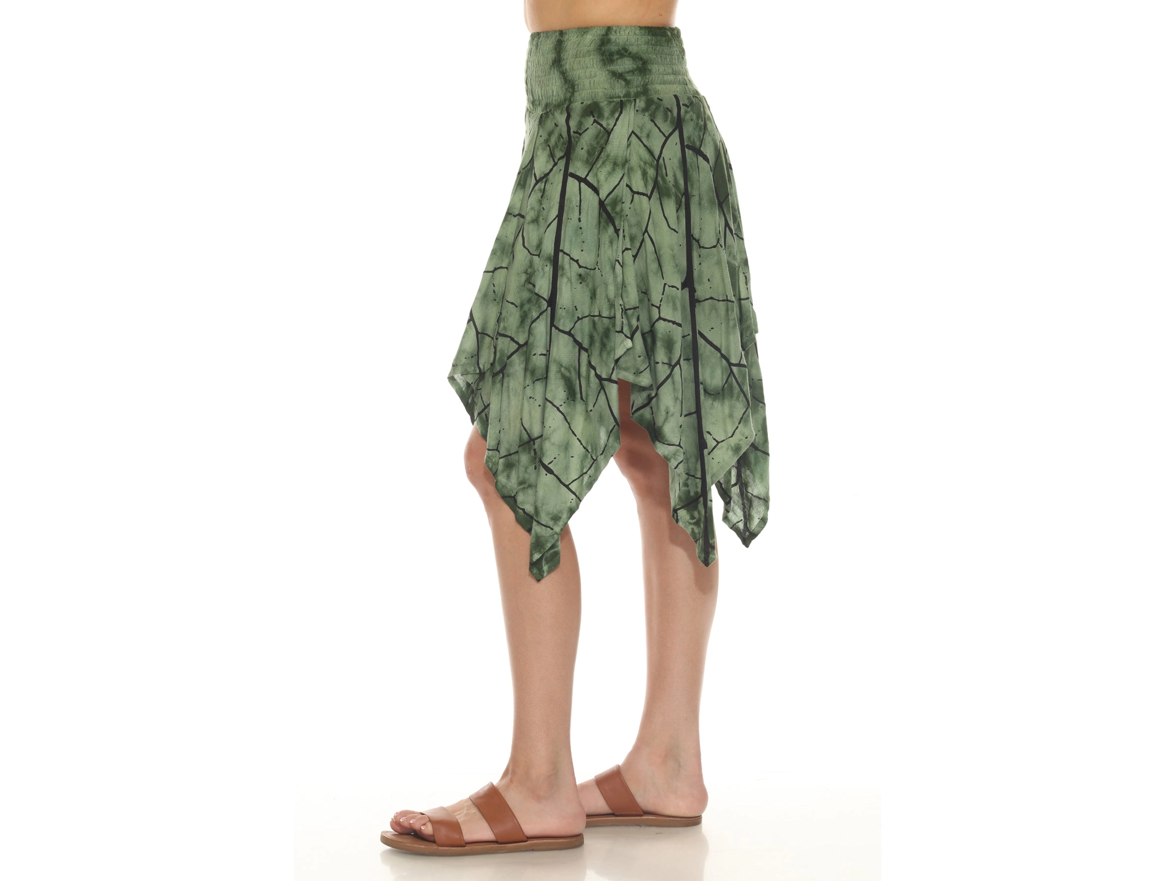 SKIRT - FAIRY TIEDYE LEAF - Sage