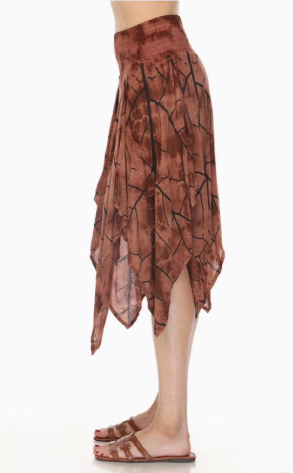 SKIRT - FAIRY TYEDYE LEAF - Bronze