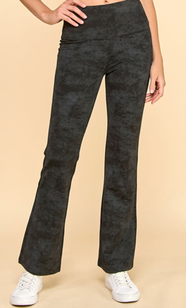 PANTS - PALAZZO - BLACK CLOUDY - hotRAGS.com