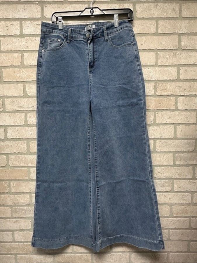 Denim - Wide Leg Medium Wash - hotRAGS.com