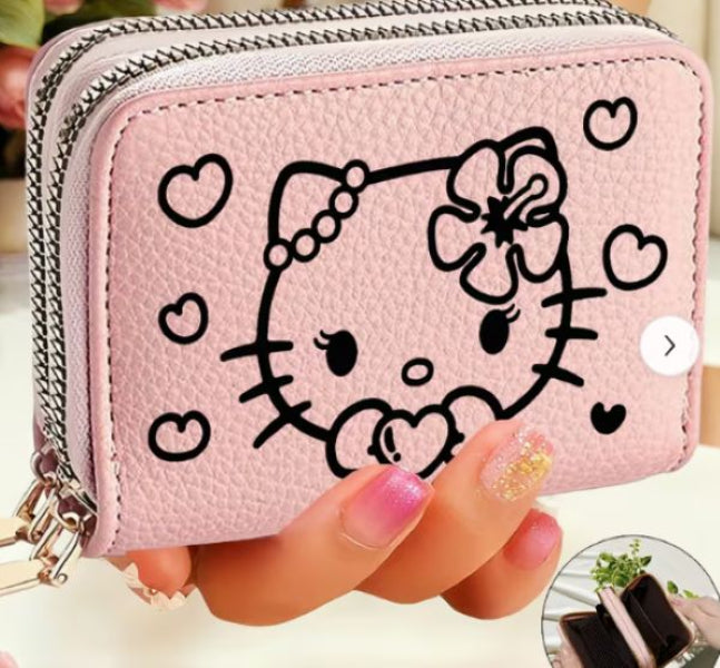 Wallet - Hello Kitty Zip - Pink - hotRAGS.com