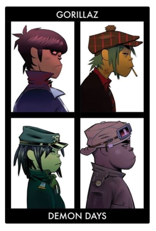 POSTER - GORILLAZ DEMON DAYS - hotRAGS.com