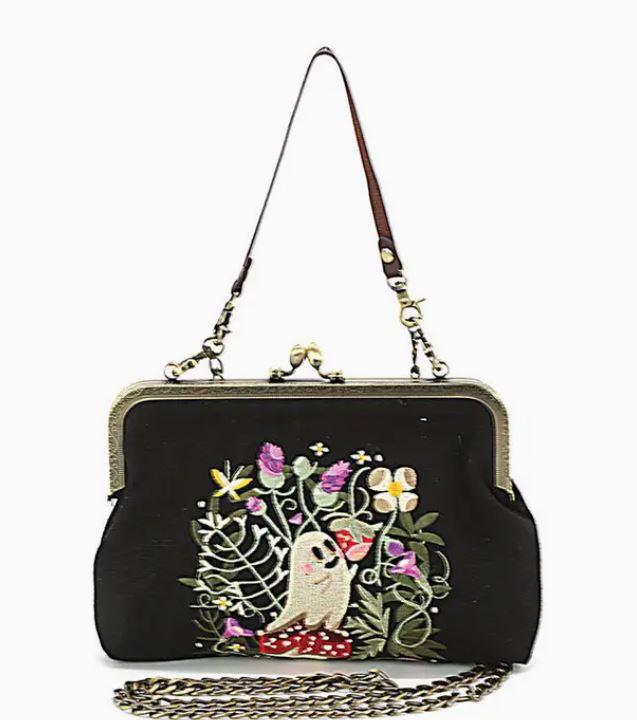 BAG - FLORAL GHOST KISS LOCK - hotRAGS.com