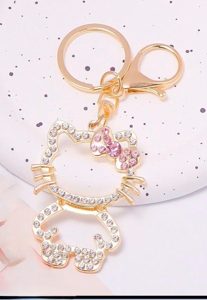 KEYCHAIN - HELLO KITTY OUTLINE - hotRAGS.com