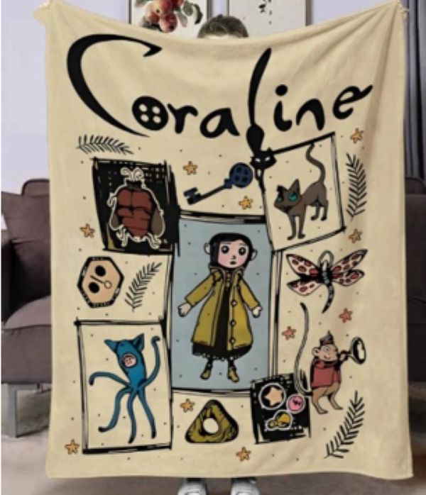 BLANKET - CORALINE - 51.18X59.06 " - hotRAGS.com