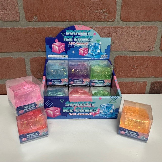 Toy - Squishy Glitter Cube - hotRAGS.com