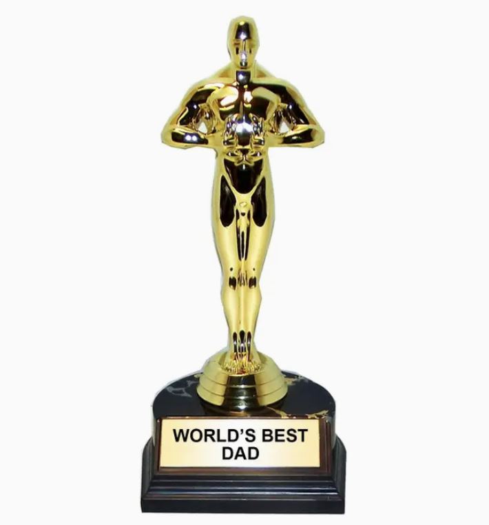 Trophy - World's Best Dad - 7" - hotRAGS.com