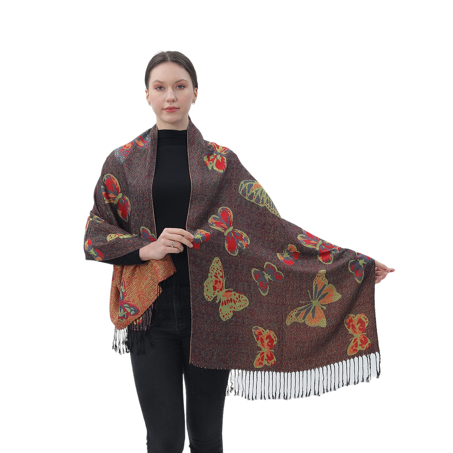 Pashmina - Butterflies - hotRAGS.com