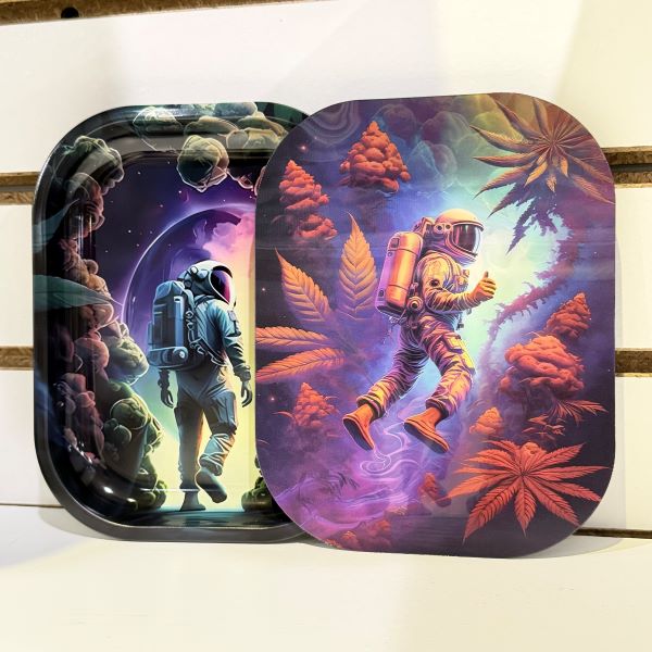 Tray - 3D Astronaut -7x6 - hotRAGS.com