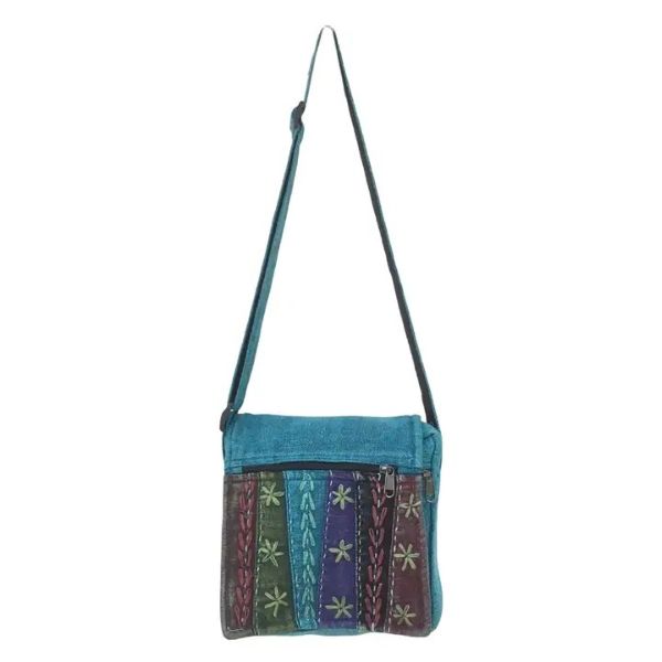 BAG - COTTON EMBROIDERED - Blue - hotRAGS.com