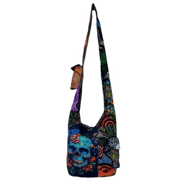 BAG - SKULL PRINTED COTTON
