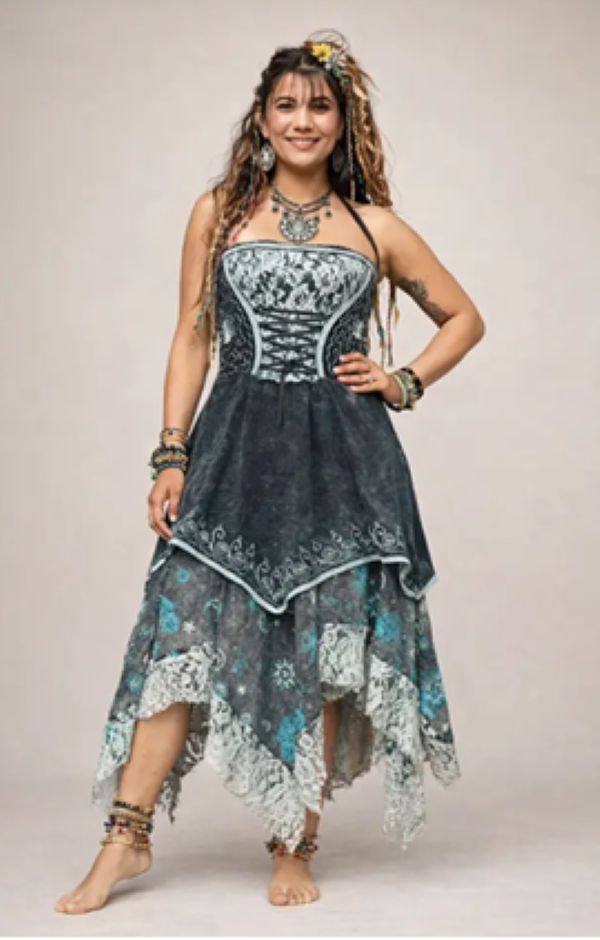 DRESS - FAIRY LACE BODICE