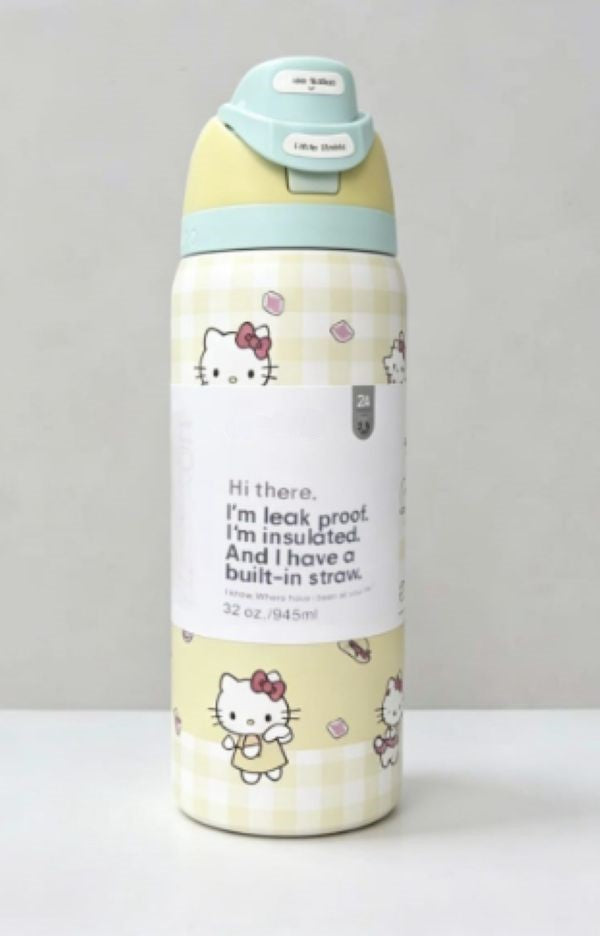 TUMBLER - STEEL HELLO KITTY - Yellow