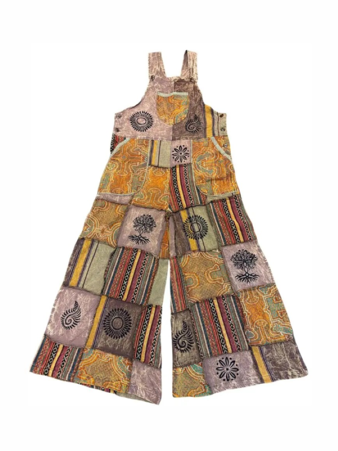 OVERALLS - COTTON PATCHWORK