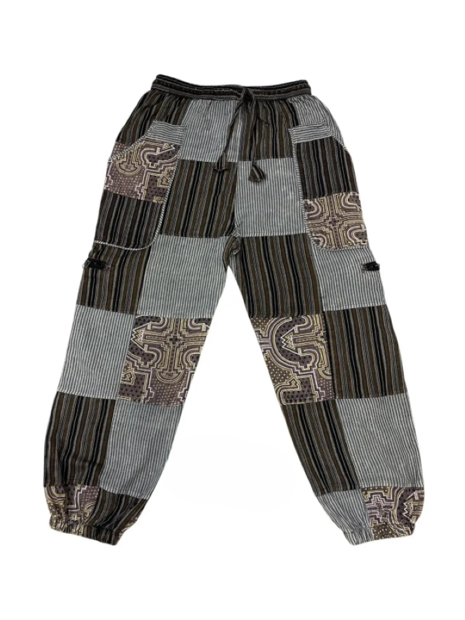 PANT - PATCHWROK GREY LINE
