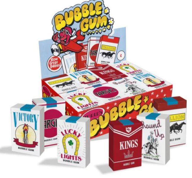CANDY - CIGARETTES BUBBLEGUM - hotRAGS.com
