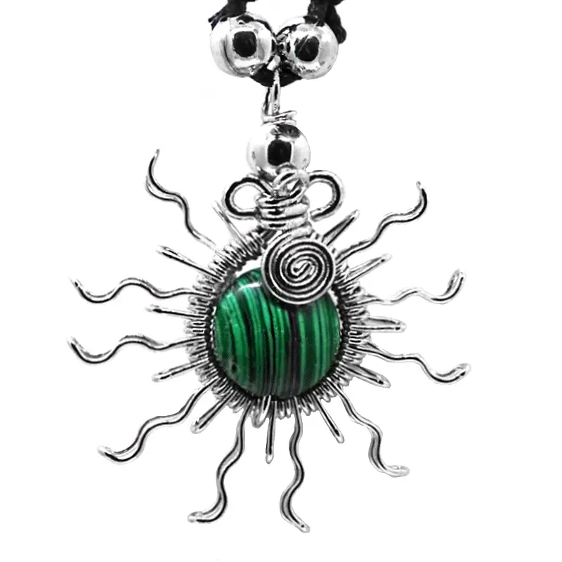 NECKLACE - SUN STONE PENDANT - Assorted