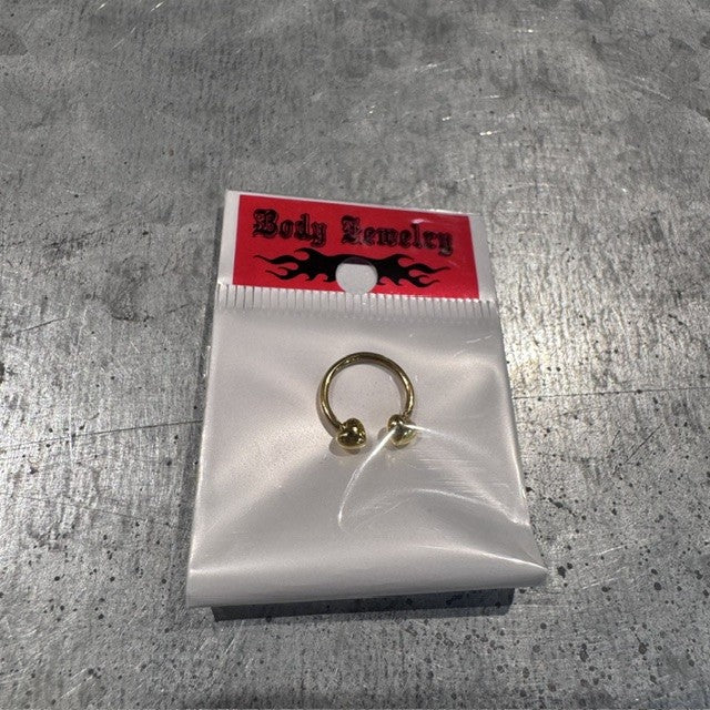 HORSESHOE - 16G HEART - GOLD