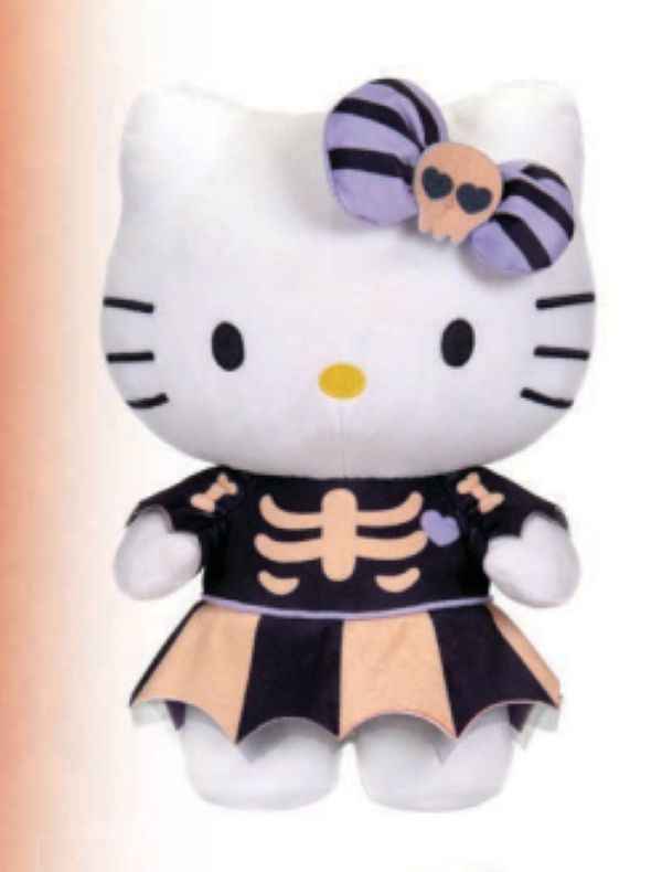 PLUSH - HELLO KITTY SKELETON