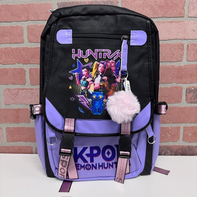 BACKPACK - KPOP PURPLE BLACK