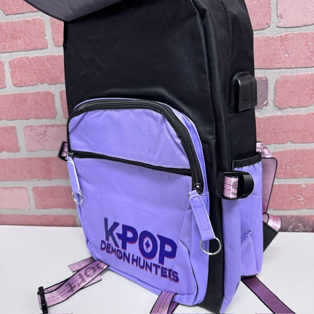 BACKPACK - KPOP PURPLE BLACK