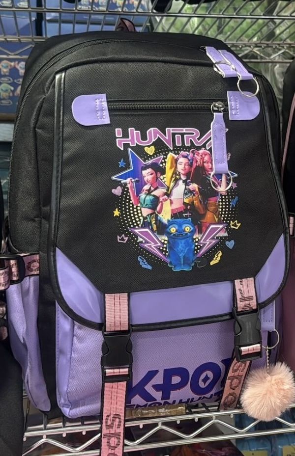 BACKPACK - KPOP PURPLE BLACK