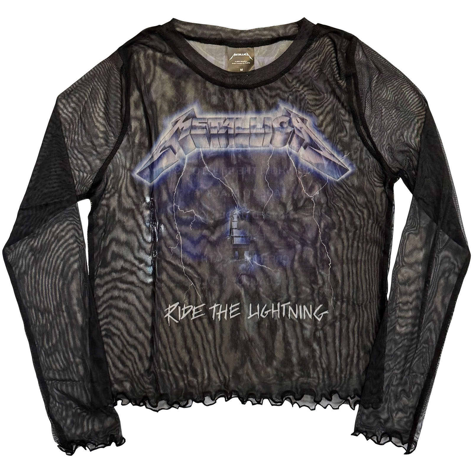 JR Mesh Top - METALLICA LONG SLEEVE MESH