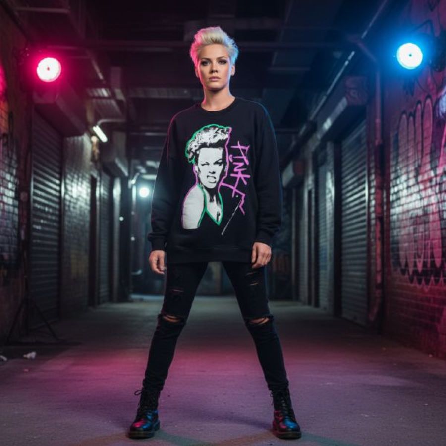 SWEATSHIRT - PREMIUM PINK PAINT