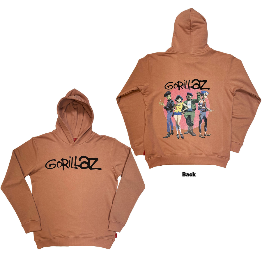 Hoodie - PREMIUM GORILLAZ - PINK