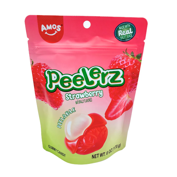 CANDY - STRAWBERRY PEELERZ 6OZ