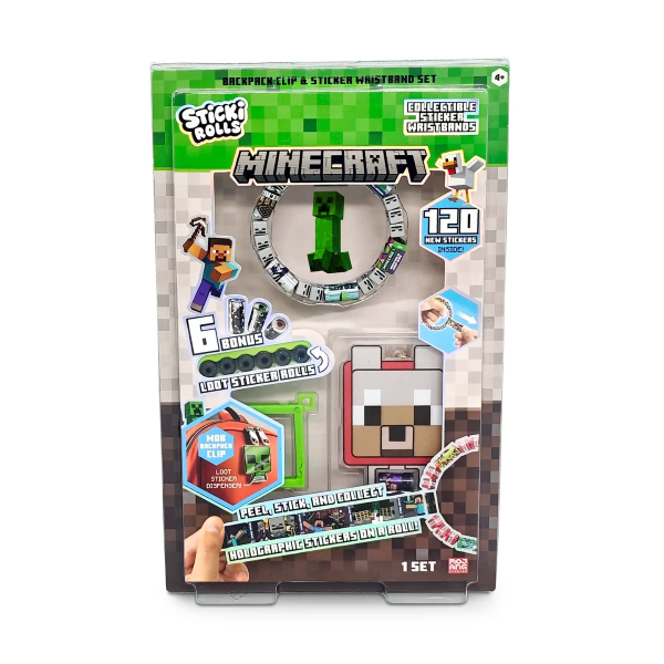 KEYCHAIN - MINECRAFT STICKER Roll