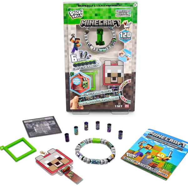 KEYCHAIN - MINECRAFT STICKER Roll