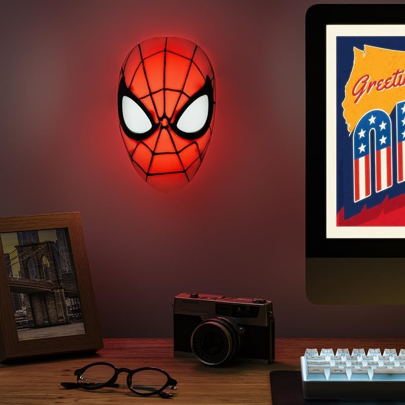 LIGHT - SPIDERMAN MASK WALL DESK