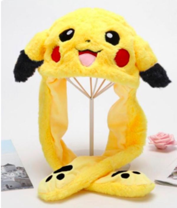 HAT - PLUSH PICHACHU EARS FLIP