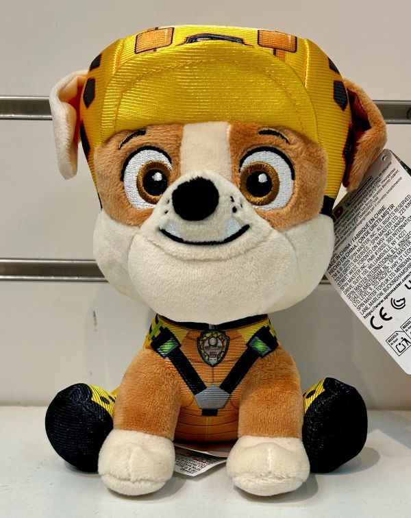 PLUSH - PAW PATROL RUBBLE - 6 INCH