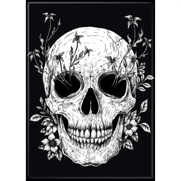 MAGNET - EPISODIC FLORAL SKULL