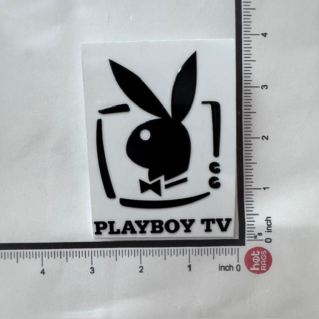STICKER - BUNNY TV BLACK