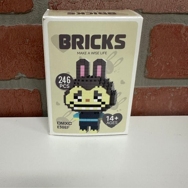 TOY - BRICKS LABUBU - GREY