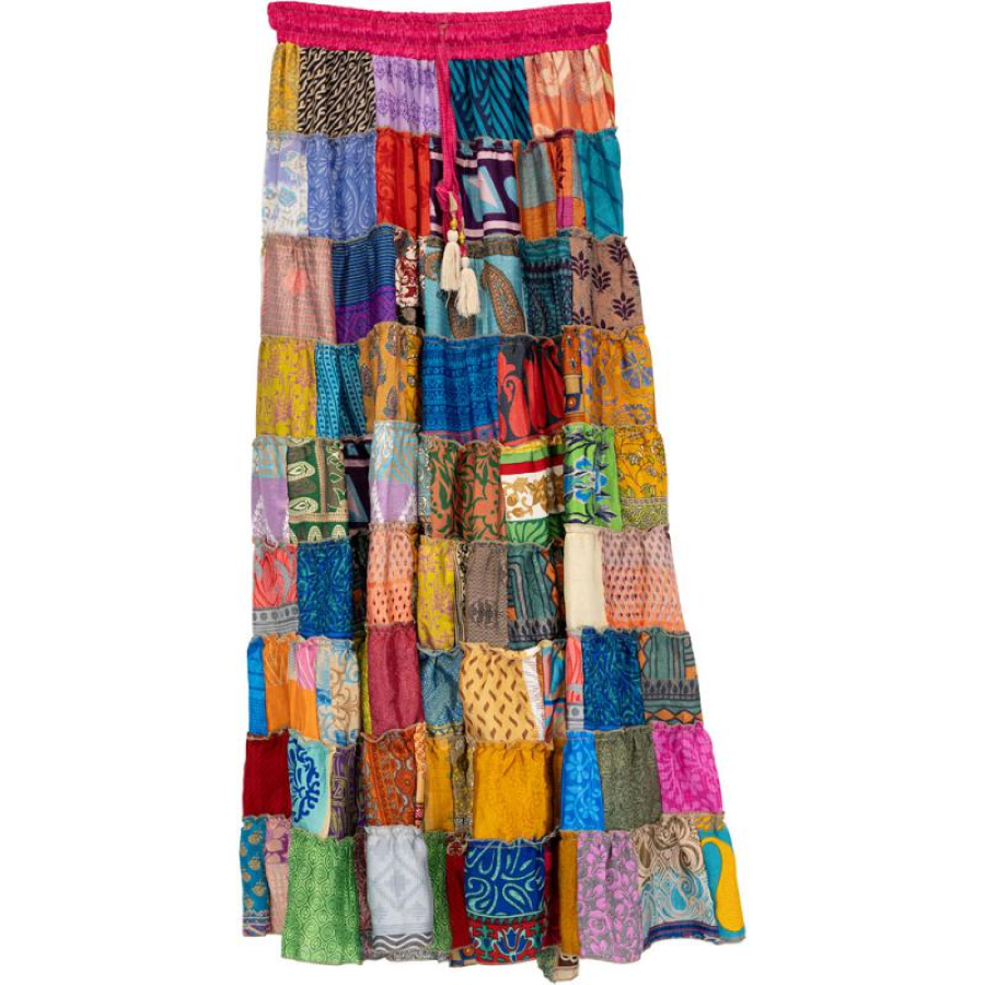 SKIRT - MAXI PATCHWORK