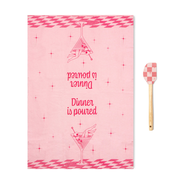 TOWEL And SPATULA - DINNER Is Power