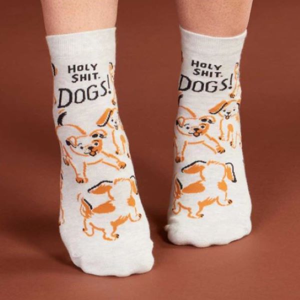 SOCKS - HOLY SHIT DOGS ANKLE