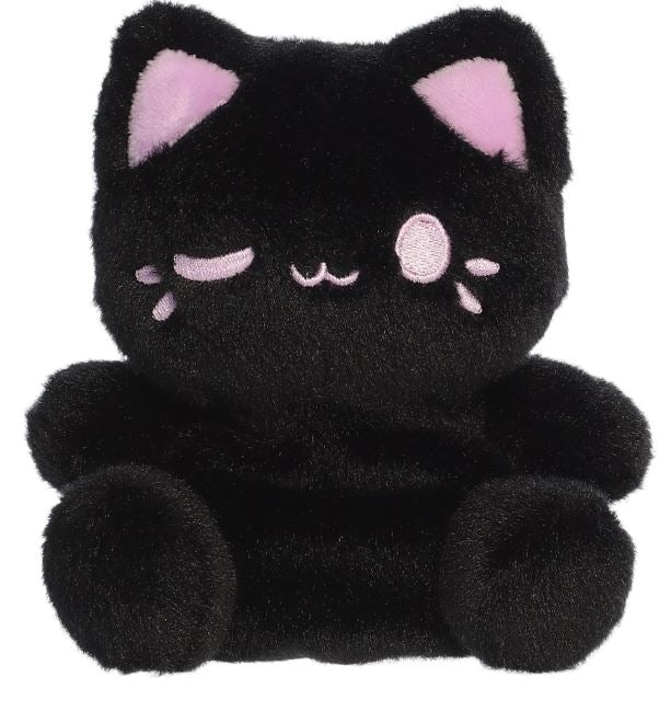 PLUSH - TARO BLACK CAT - 5 IN Pink