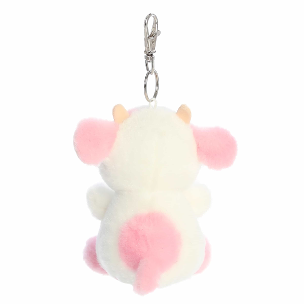 KEYCHAIN -BELLE STRAWBERRY COW