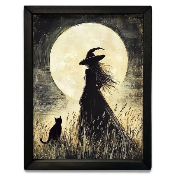 Wall Art - Moon Witch - 12X16