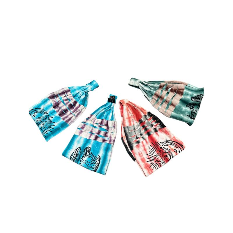 HEADBAND -RAZOR CUT BLOCK PRINT