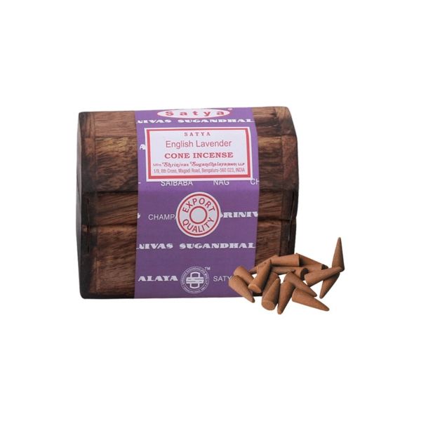 INCENSE BOX WITH CONE - LAVENDAR