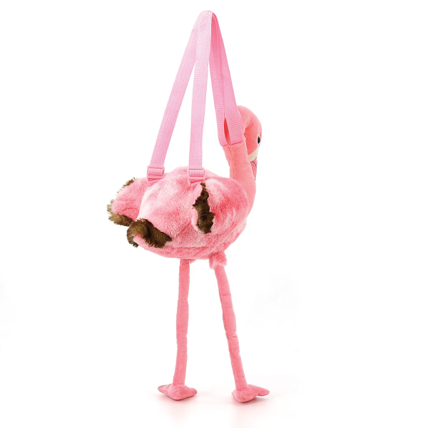 BACKPACK - FLAMINGO PLUSHY