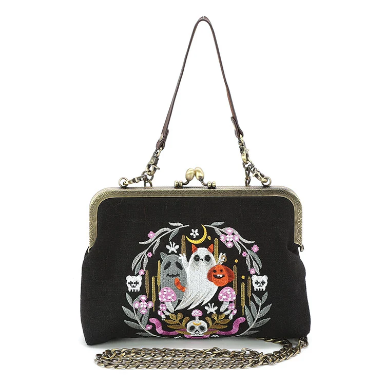 BAG - PURPLE SNAKE GHOST KISS Lock Bag