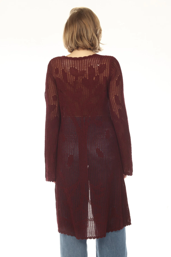 CARDIGAN - KNIT TREE OF LIFE