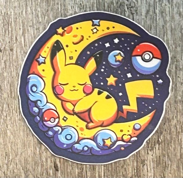 STICKER - PIKACHU SLEEPY 3"